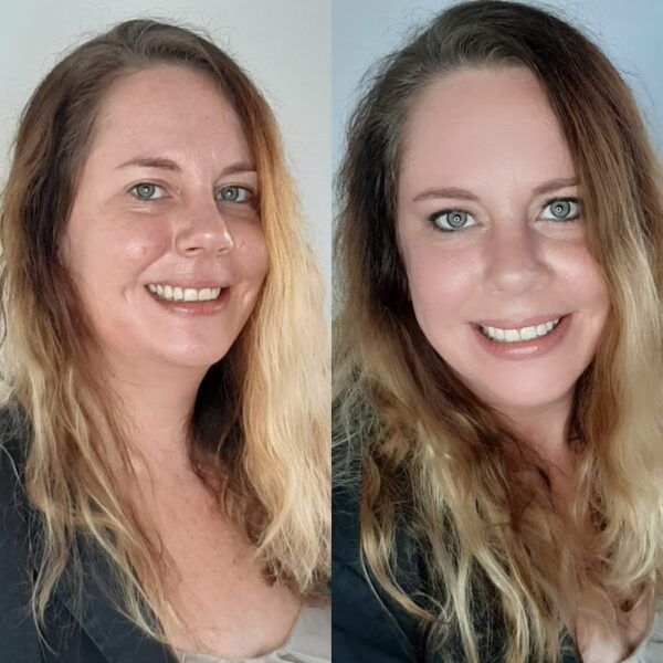 make-upworkshopfoto voor en na